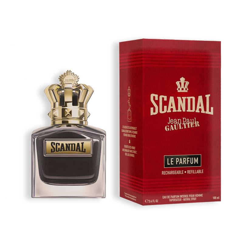 Парфум JEAN PAUL GAULTIER SCANDAL Pour Homme Le parfum Rachargeable refillable 100 мл (примяті) (з магнітною стрічкою) (люкс копія)