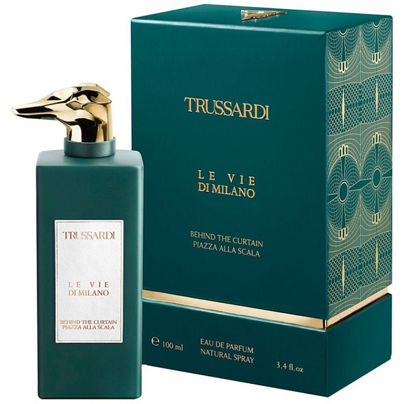 Парфум Trussardi Le Vie Di Milano Behind The Curtain Piazza Alla Scala Eau de Parfum 100 мл (з магнітною стрічкою) (люкс копія)