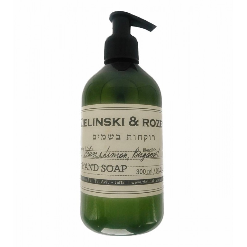 Мыло Zielinski & Rozen VETIVER & LEMON, BERGAMOT Hand Soap 300 мл
