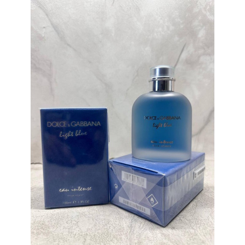 Парфюм Dolce Gabbana Light Blue Pour Homme Eau Intense 100 мл (с магнитной лентой) (люкс копия)