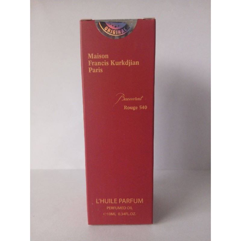 Парфюм Maison Francis Kurkdjian Baccarat Rouge 540 10 мл (20D) (масляные духи)