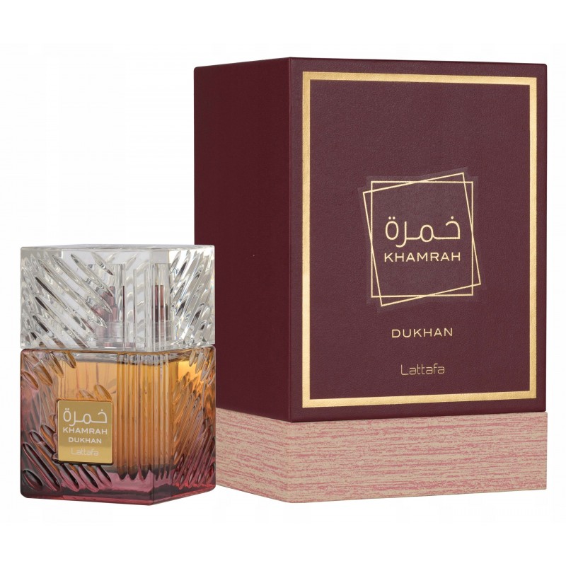 Парфум аналог Lattafa Perfumes Khamrah Dukhan Eau de Parfum 100 мл A червоний(копія парфумів)