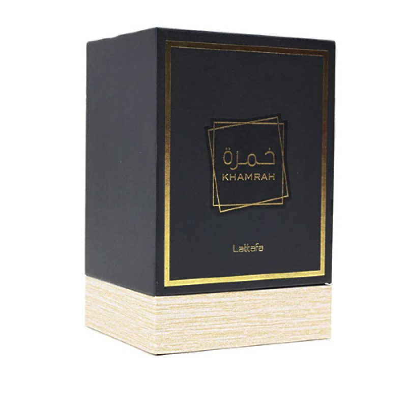 Парфюм аналог Lattafa Perfumes Khamrah Eau de Parfum 100 мл A черный (копия духов)