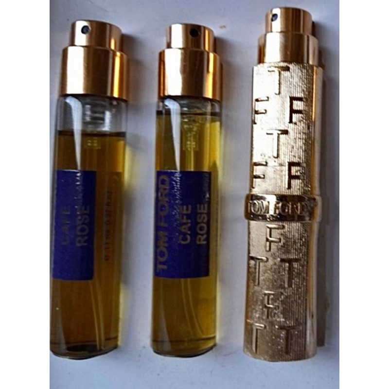 Мініатюра в золотому чохлі Tom Ford Cafe Rose 11ml недолив