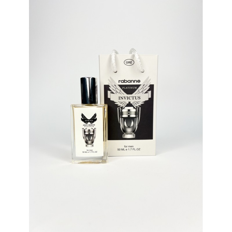 Міні парфум Paco Rabanne Invictus Platinum 50 мл (SM-350(тестер bag)