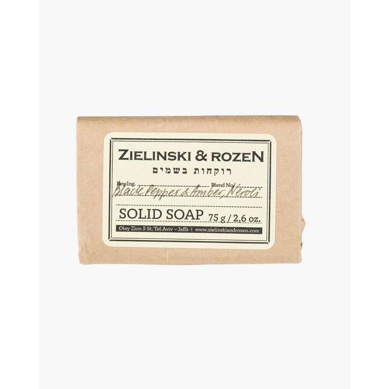 Zielinski & Rozen Black pepper & Amber, Neroli Solid Soap 100 g