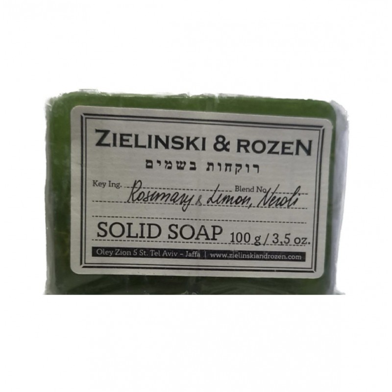 Zielinski & Rozen Rosemary & Lemon, Neroli Solid Soap 100 g
