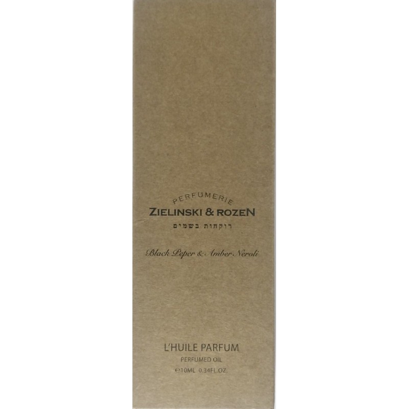 Парфюм ZIELINSKI & ROZEN BLACK PEPPER & AMBER, NEROLI 10 мл (13) (масляные духи)